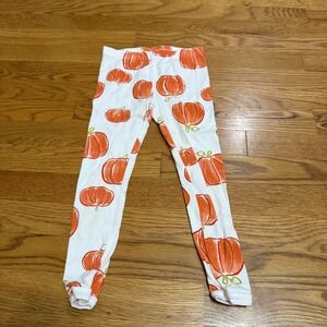 Carters‎ Just One You 4T Pumpkin Print Snug Fit Halloween Fall Leggings
